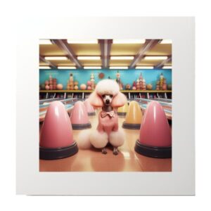 Pink Poodle Bowling Photography Print
