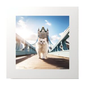 White Cat London Bridge Photography Print