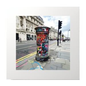 Spray Paint London Postbox Photography Print